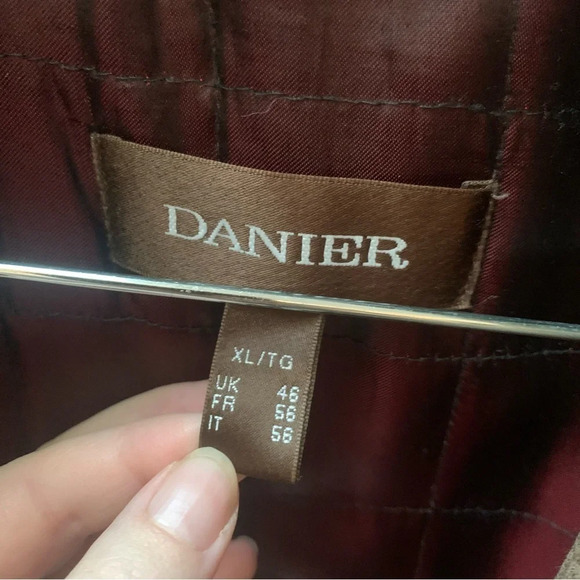 Danier Men's Brown Thinsulate Quilt Lined Jacket XL - Picture 5 of 14